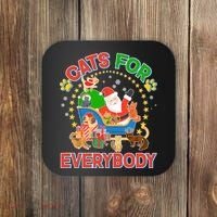 Christmas Cats For Everybody Coaster thumb 0