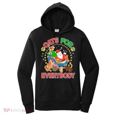 Christmas Cats For Everybody Women's Hoodie