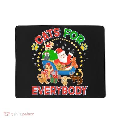 Christmas Cats For Everybody Mousepad