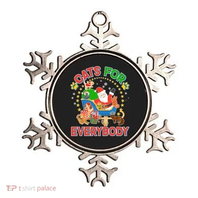 Christmas Cats For Everybody Ornament