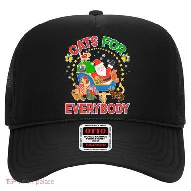 Christmas Cats For Everybody Hat