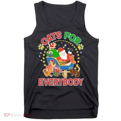 Christmas Cats For Everybody Tank Top