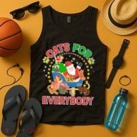 Christmas Cats For Everybody Tank Top thumb 4