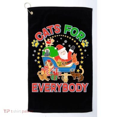 Christmas Cats For Everybody Golf Towel