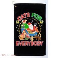 Christmas Cats For Everybody Golf Towel thumb 0