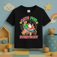 Christmas Cats For Everybody Toddler T-Shirt thumb 3