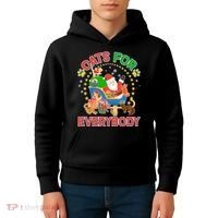 Christmas Cats For Everybody Kids Hoodie thumb 4
