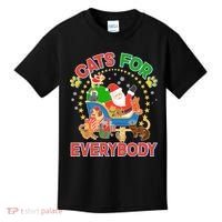 Christmas Cats For Everybody Kids T-Shirt thumb 0