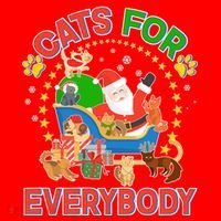 Christmas Cats For Everybody Santa Hat thumb 1