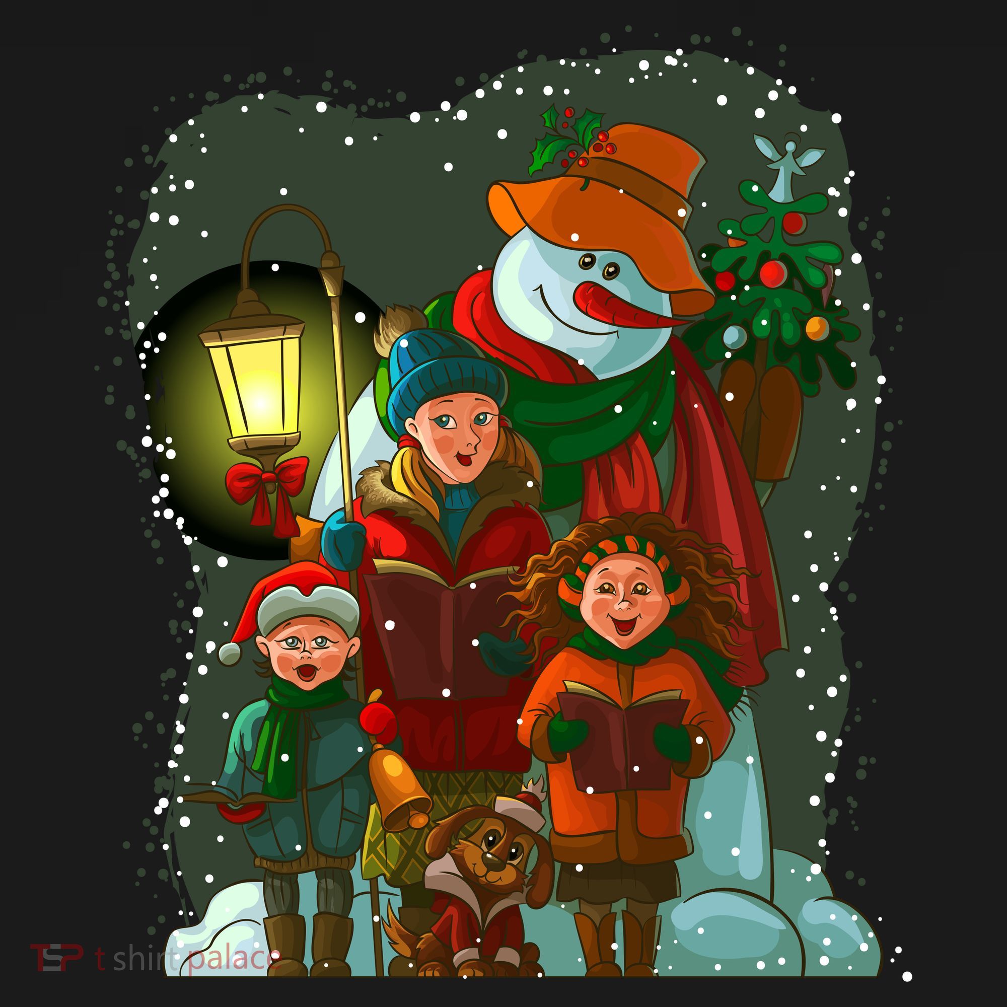 Christmas Choir Carol Singers Backpack