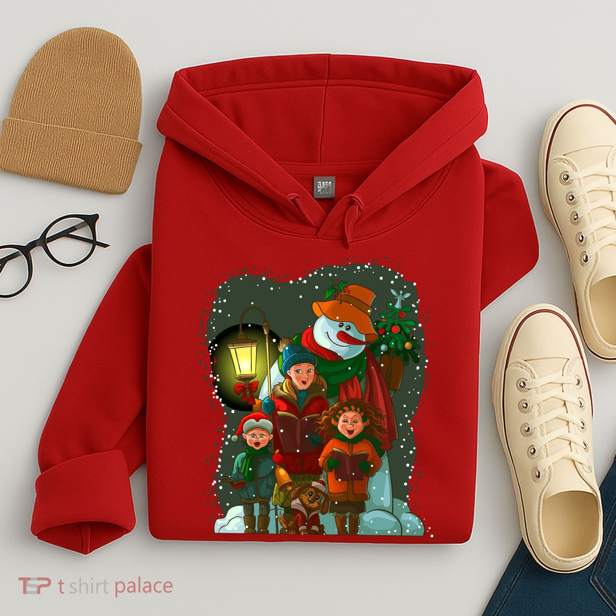 Christmas Choir Carol Singers Hoodie