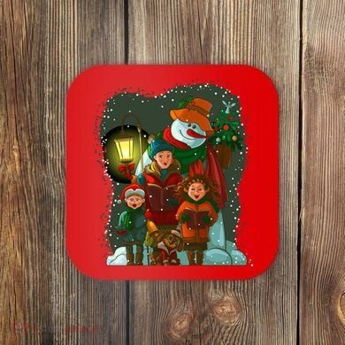 Christmas Choir Carol Singers Coaster