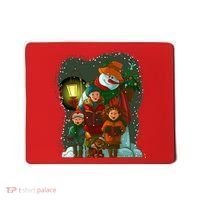 Christmas Choir Carol Singers Mousepad thumb 0