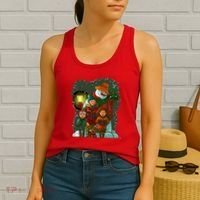 Christmas Choir Carol Singers Women's Tank Top thumb 2