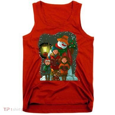 Christmas Choir Carol Singers Tank Top
