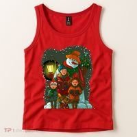 Christmas Choir Carol Singers Tank Top thumb 2