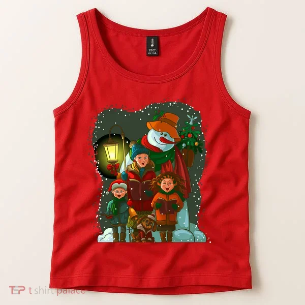 Christmas Choir Carol Singers Tank Top