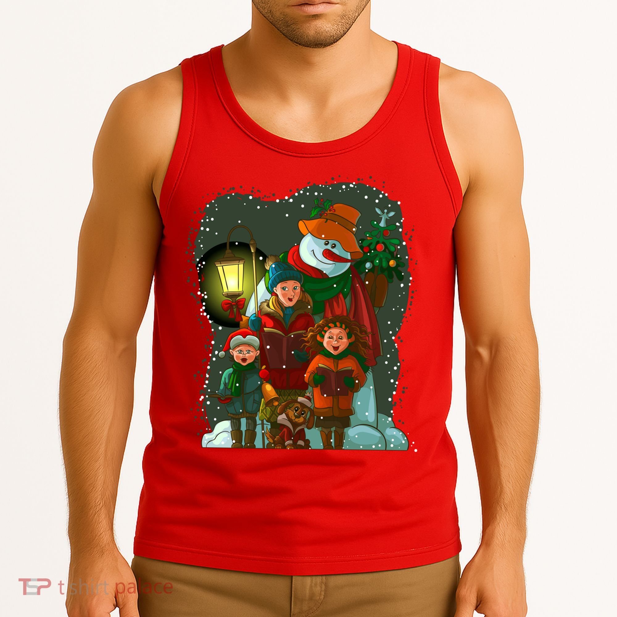Christmas Choir Carol Singers Tank Top