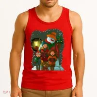 Christmas Choir Carol Singers Tank Top thumb 3