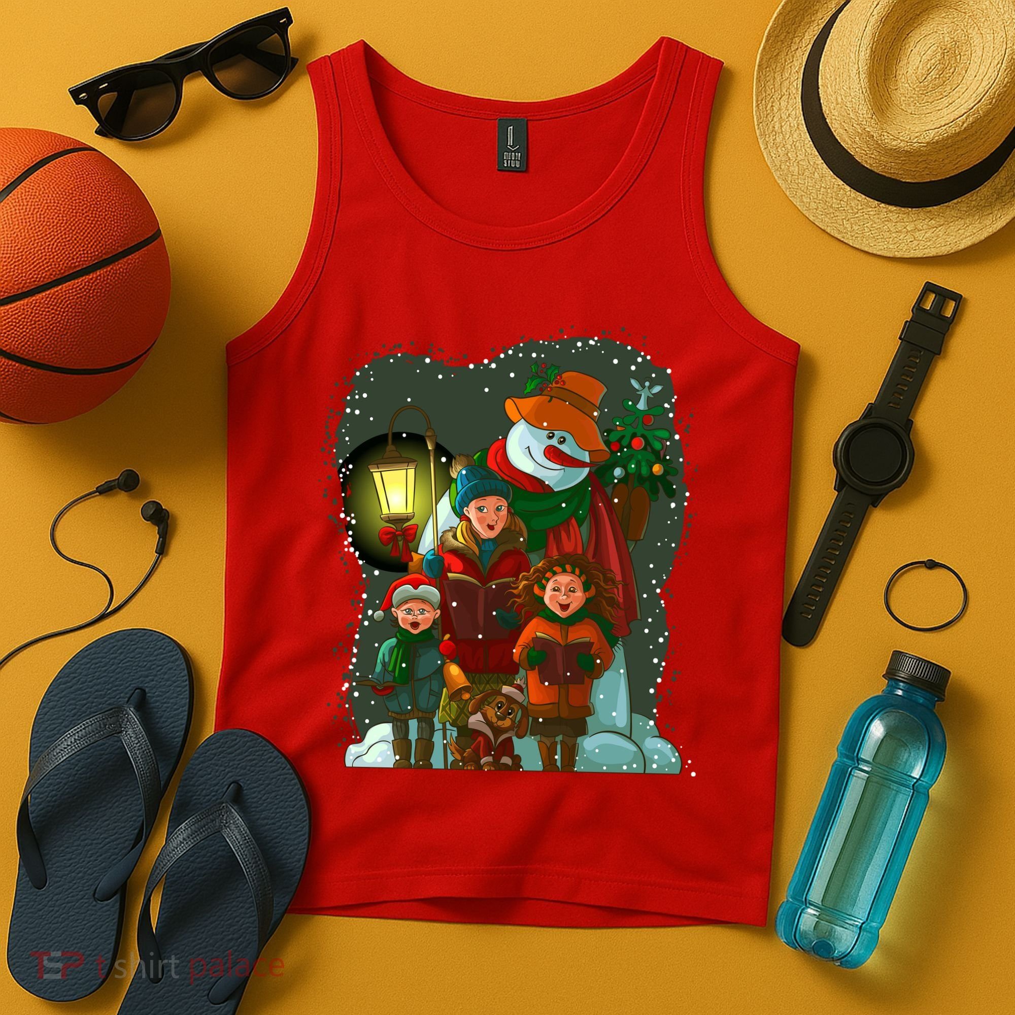 Christmas Choir Carol Singers Tank Top