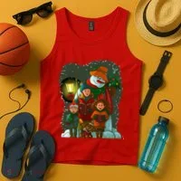 Christmas Choir Carol Singers Tank Top thumb 4