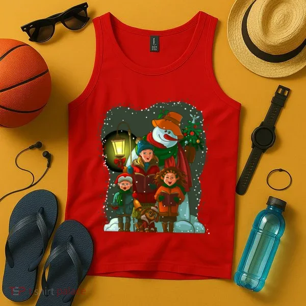 Christmas Choir Carol Singers Tank Top