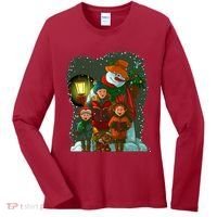 Christmas Choir Carol Singers Women's Long Sleeve Shirt thumb 0