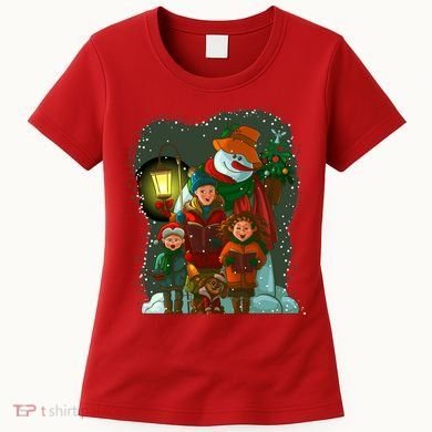 Christmas Choir Carol Singers Women's T-Shirt