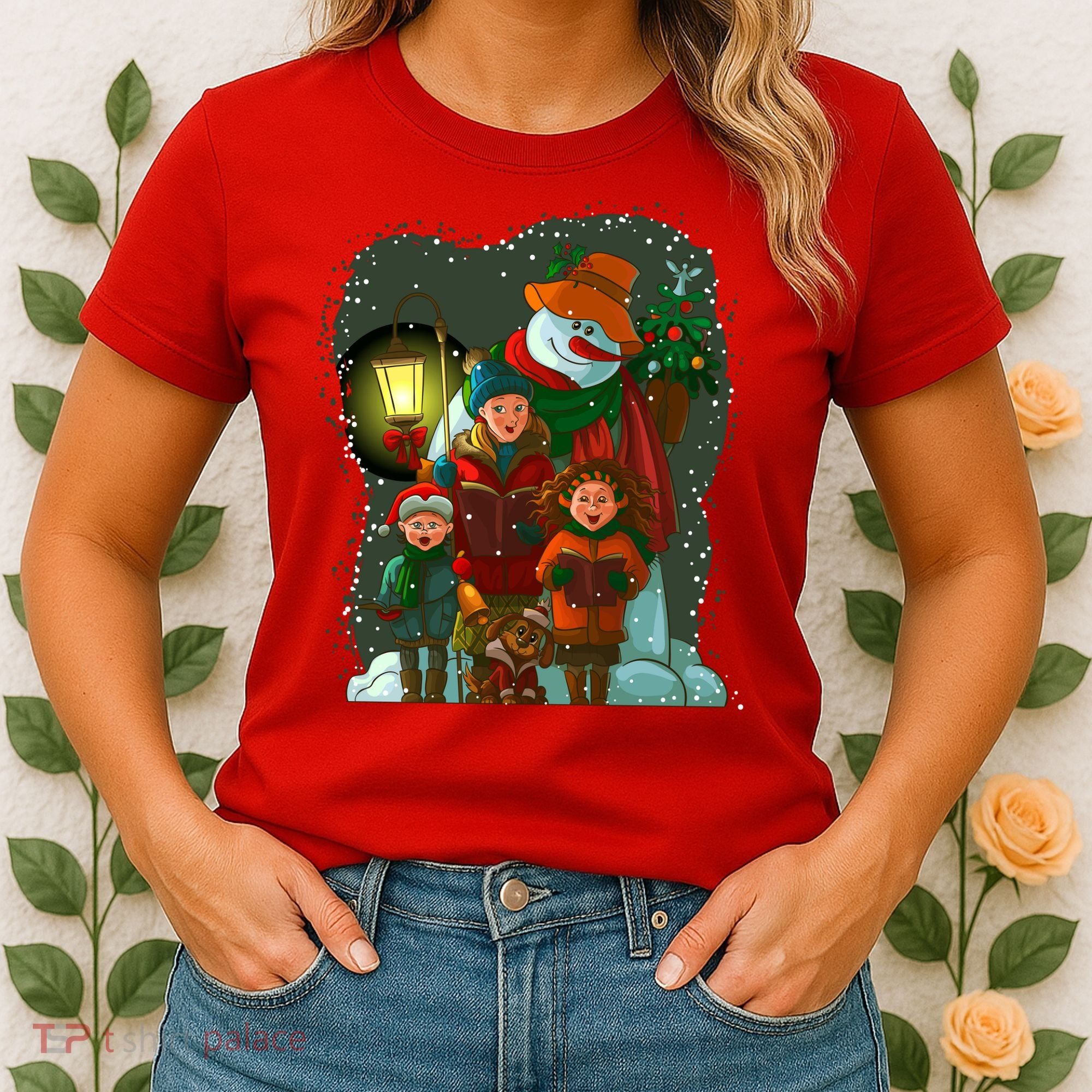 Christmas Choir Carol Singers Women's T-Shirt