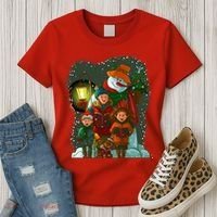 Christmas Choir Carol Singers Women's T-Shirt thumb 3