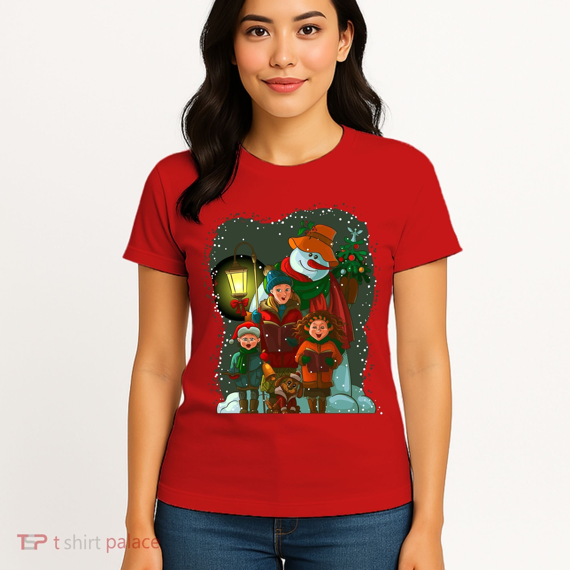 Christmas Choir Carol Singers Women's T-Shirt