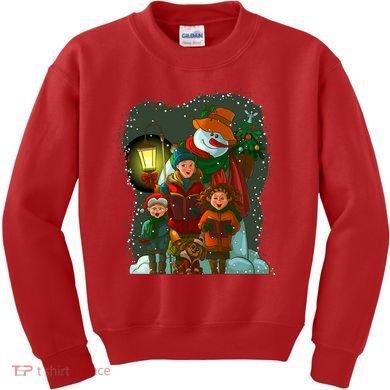 Christmas Choir Carol Singers Kids Sweatshirt