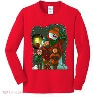 Christmas Choir Carol Singers Kids Long Sleeve Shirt thumb 0