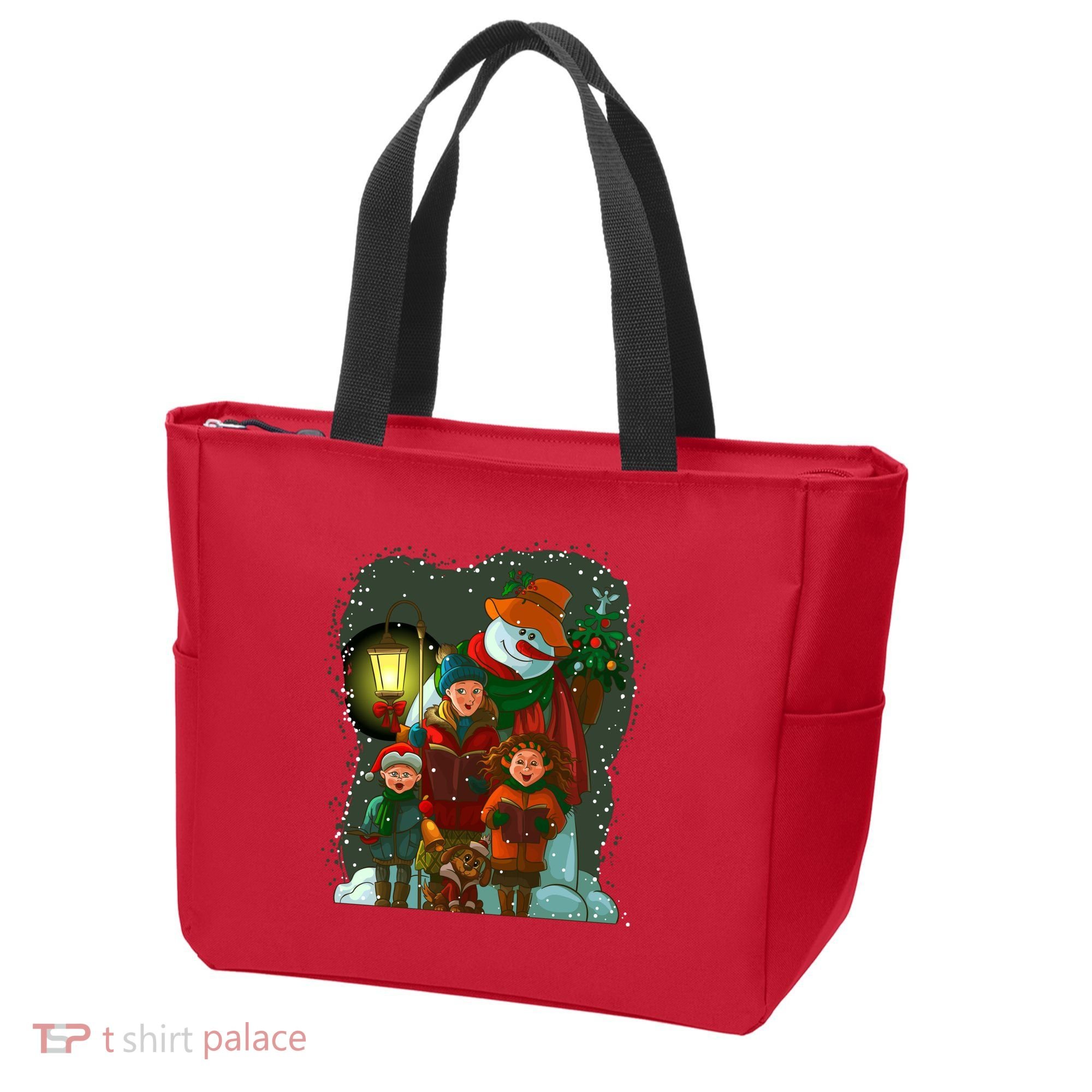 Christmas Choir Carol Singers Tote Bag