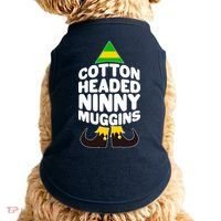 Christmas Cotton Headed Ninny Muggins Doggie Tank thumb 0