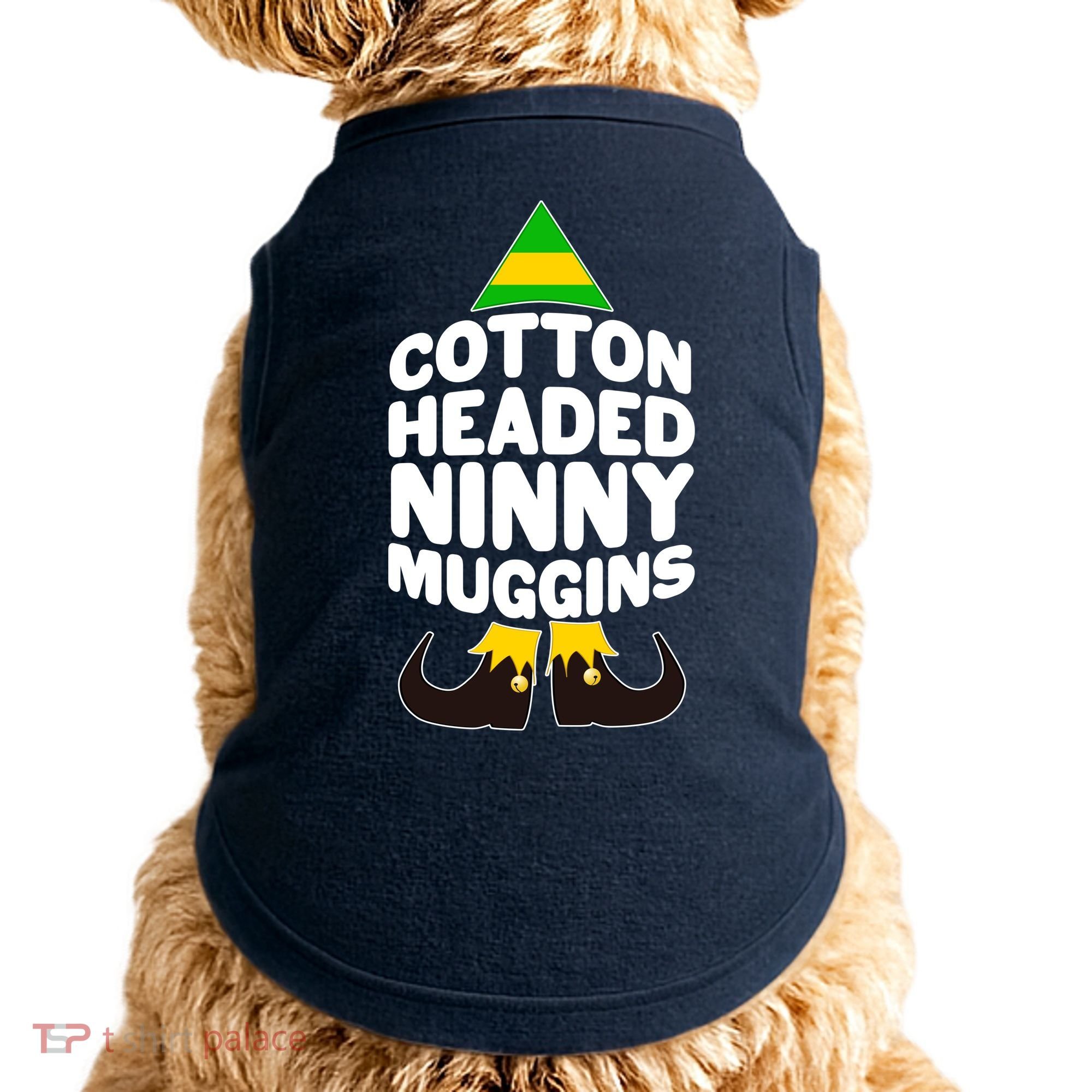 Christmas Cotton Headed Ninny Muggins Doggie Tank