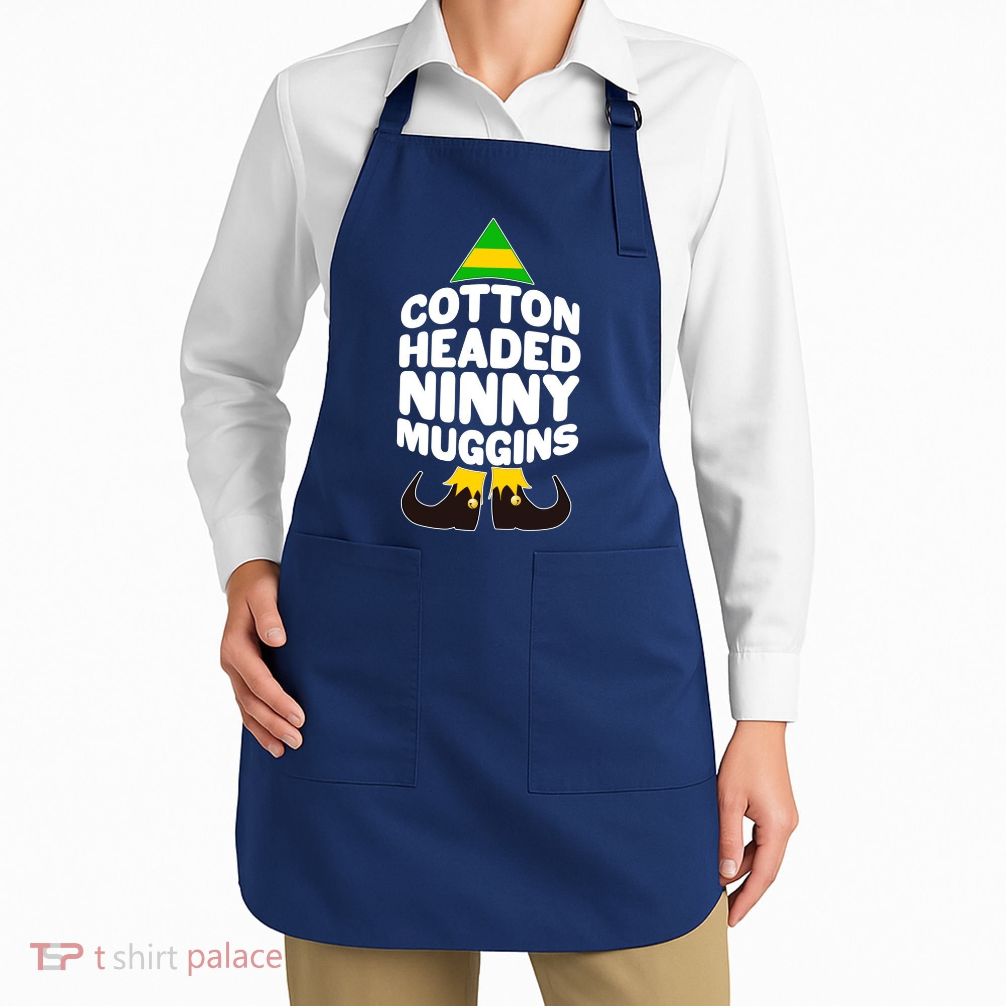 Christmas Cotton Headed Ninny Muggins Apron
