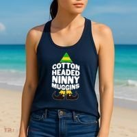 Christmas Cotton Headed Ninny Muggins Women's Tank Top thumb 2