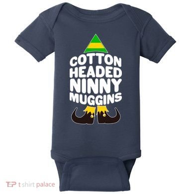 Christmas Cotton Headed Ninny Muggins Baby Bodysuit