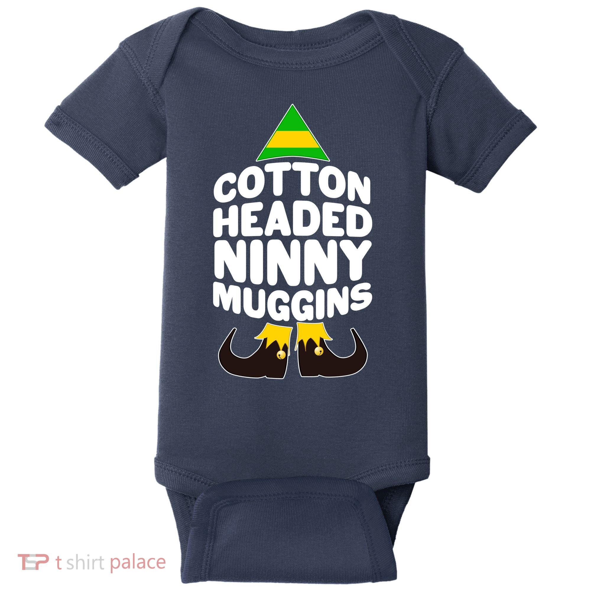 Christmas Cotton Headed Ninny Muggins Baby Bodysuit
