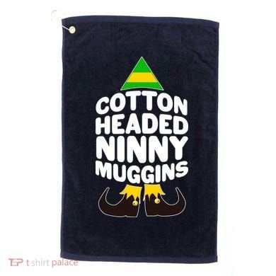 Christmas Cotton Headed Ninny Muggins Golf Towel