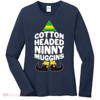 Christmas Cotton Headed Ninny Muggins Women's Long Sleeve Shirt thumb 0