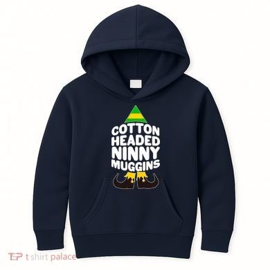 Christmas Cotton Headed Ninny Muggins Kids Hoodie