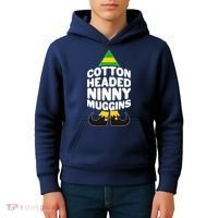 Christmas Cotton Headed Ninny Muggins Kids Hoodie thumb 4