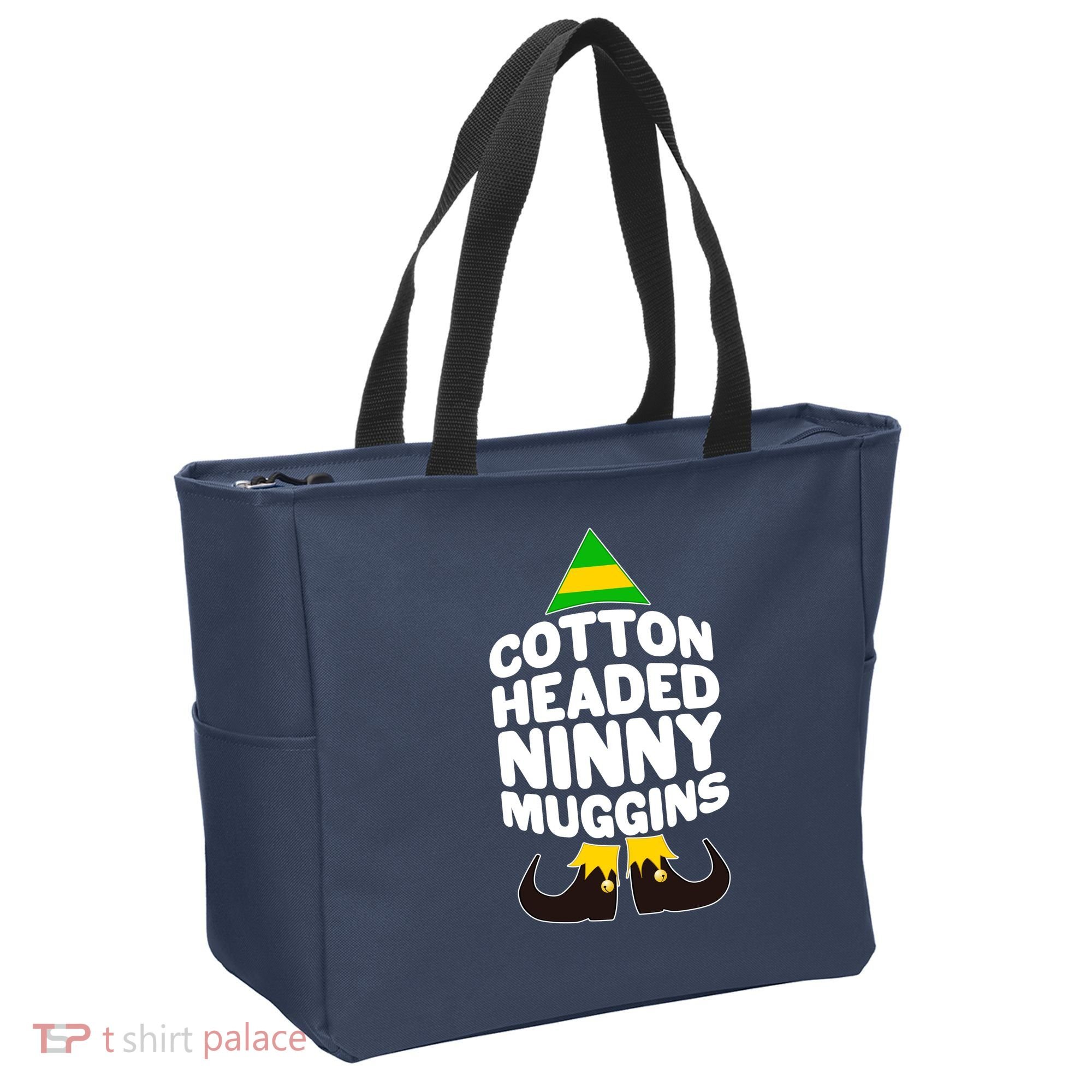 Christmas Cotton Headed Ninny Muggins Tote Bag