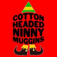 Christmas Cotton Headed Ninny Muggins Santa Hat thumb 1