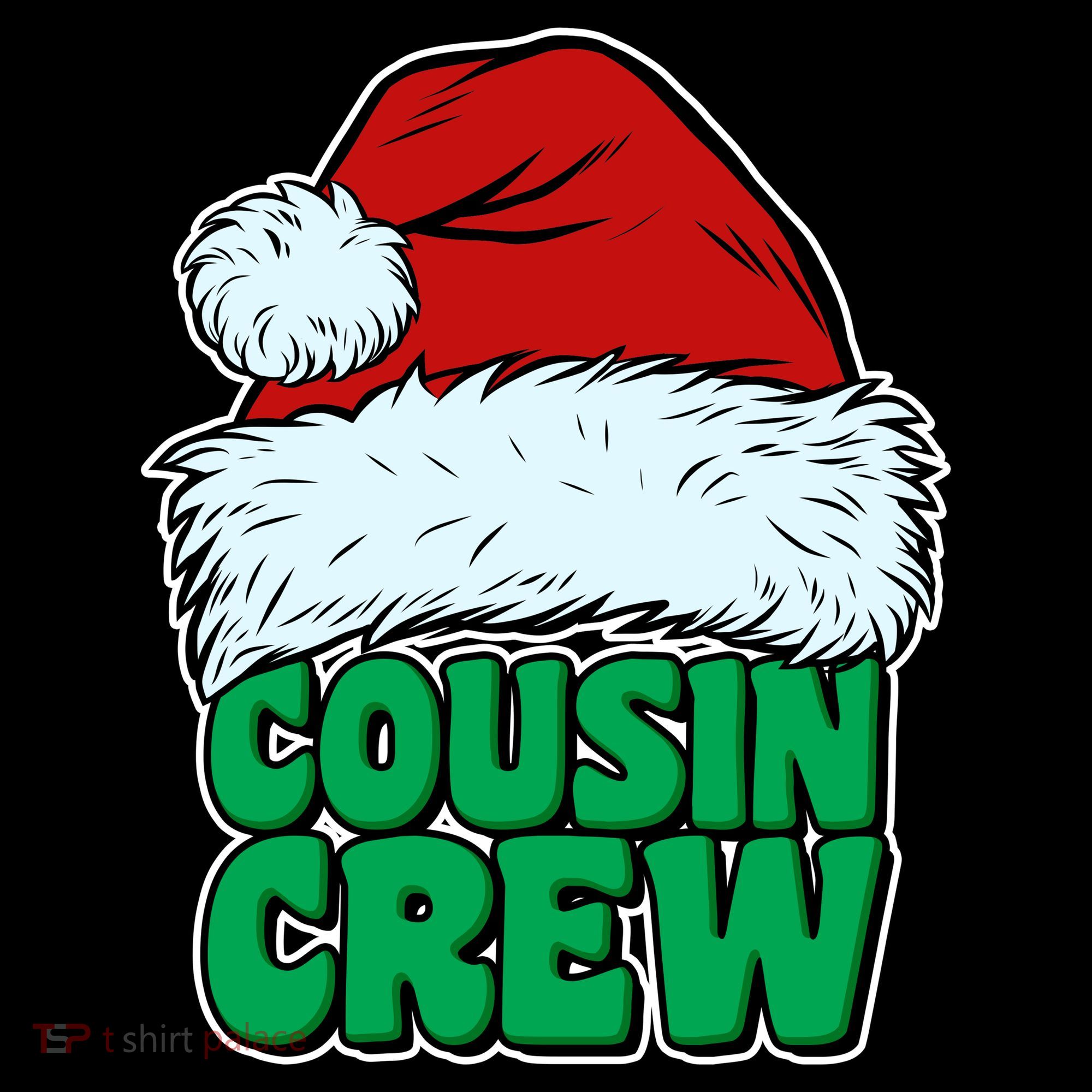 Christmas Cousin Crew Button