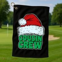 Christmas Cousin Crew Golf Towel thumb 1