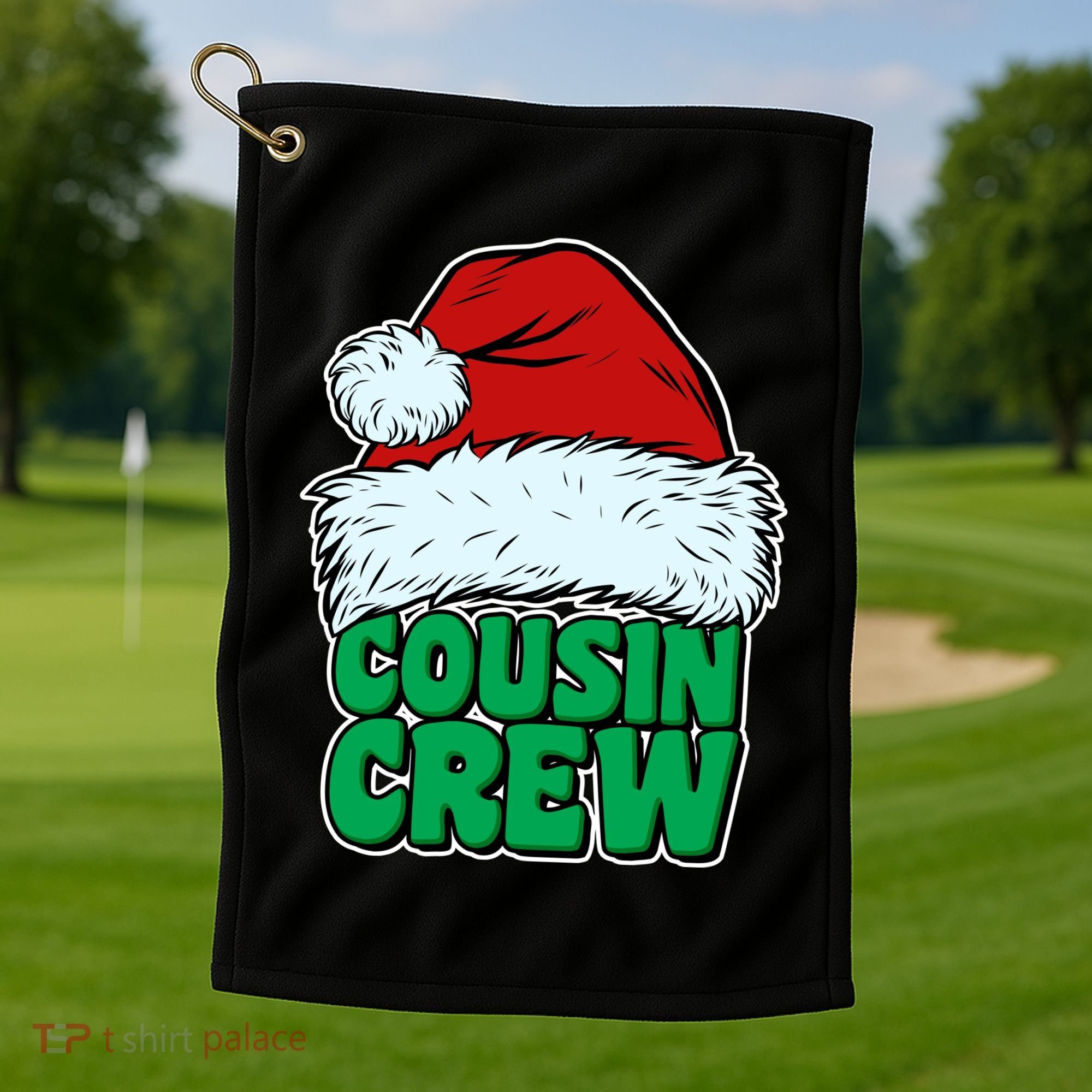 Christmas Cousin Crew Golf Towel