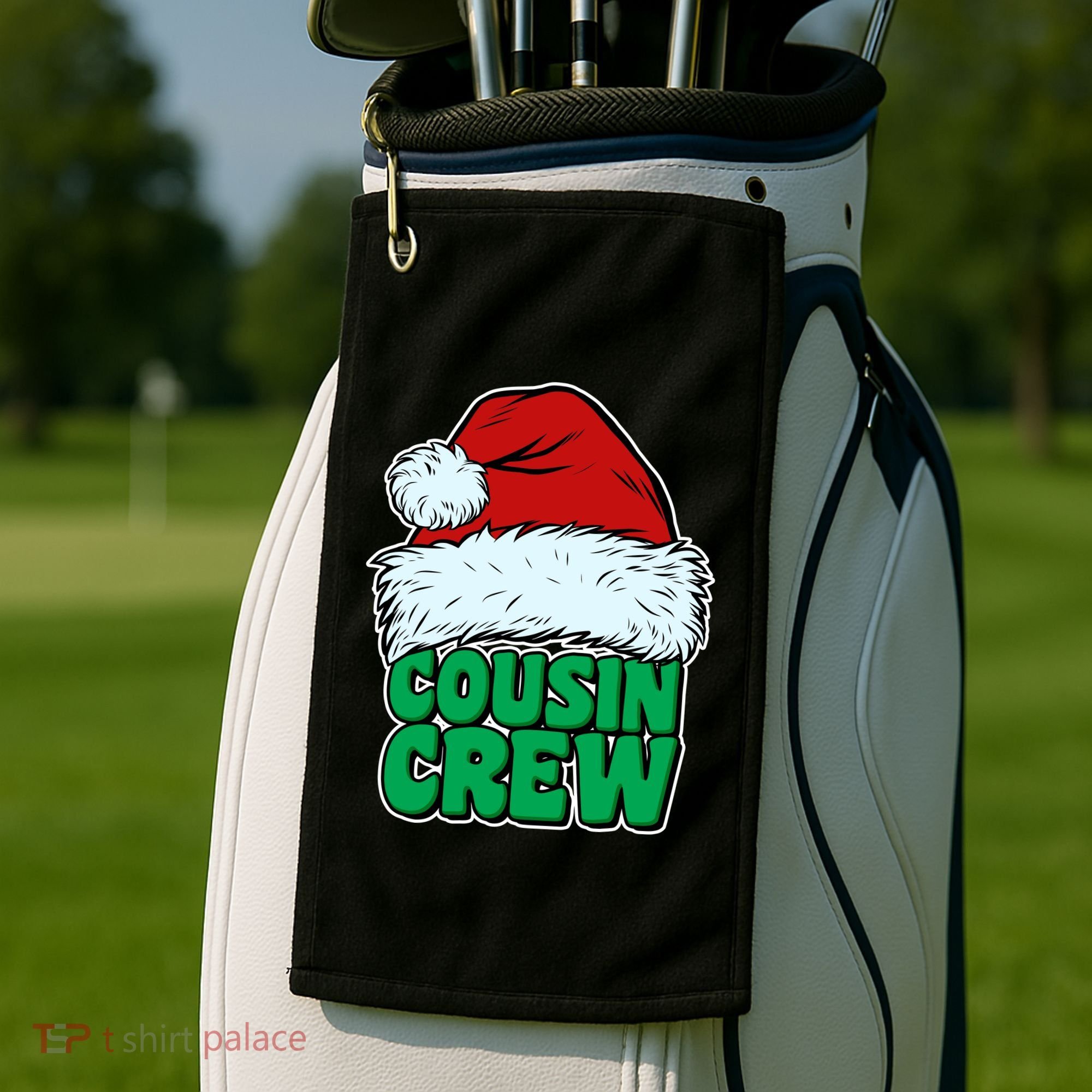 Christmas Cousin Crew Golf Towel